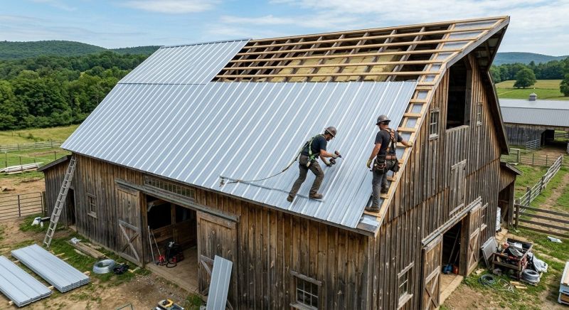 Barn Roof Installation in Barrow County, GA