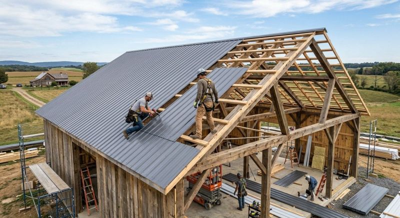 Barn Roof Installation in Barrow County, GA