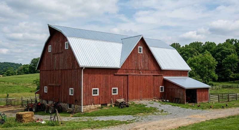 Barn Roof Replacement in Dacula, GA