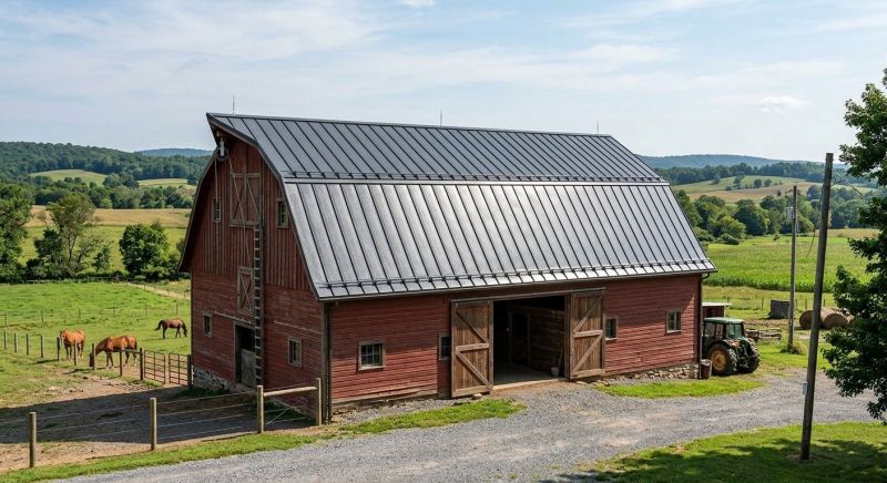 Barn Roof Replacement in Jefferson, GA