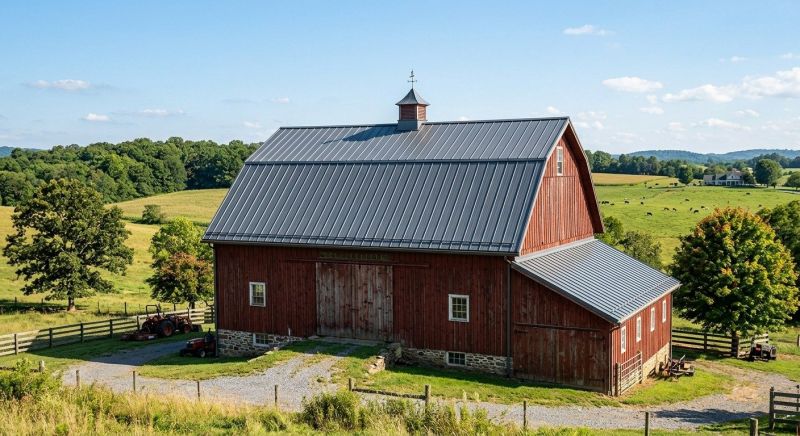 Barn Roof Replacement in Oxford, GA