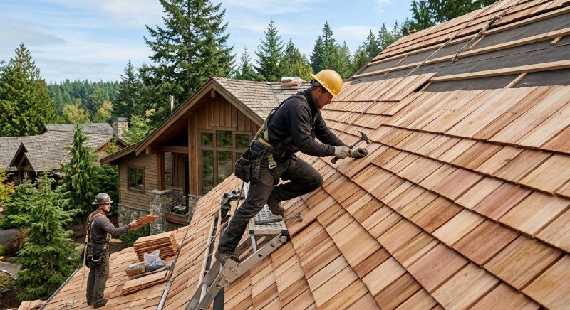 Cedar Roof Installation in Flowery Branch, GA