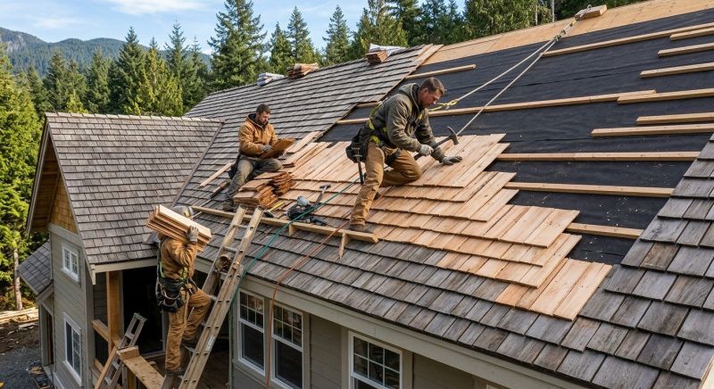 Cedar Roof Installation in Monroe, GA
