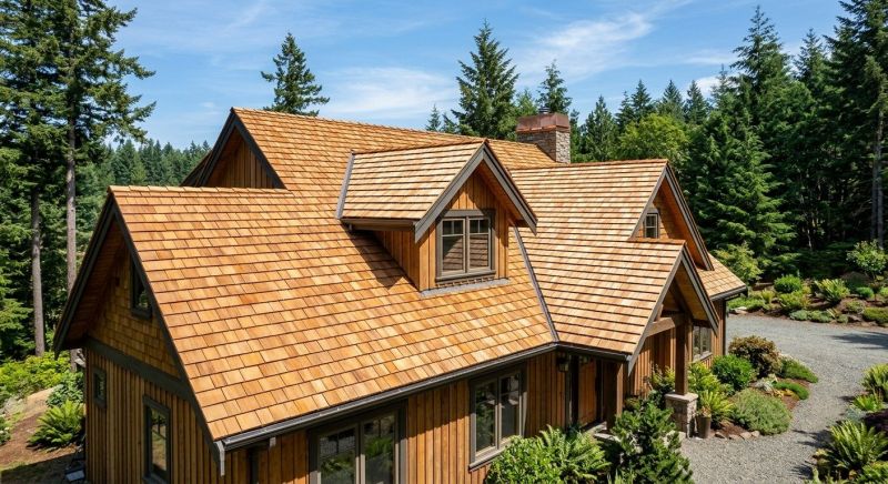 Cedar Roof Installation in Watkinsville, GA