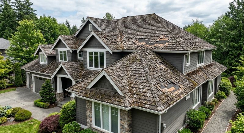 Cedar Roof Replacement in Oakwood, GA