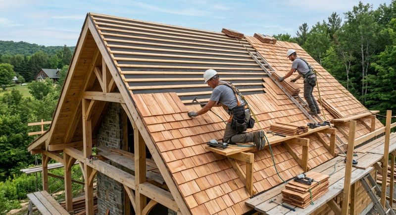 Cedar Shake Roof Construction in Jackson County, GA