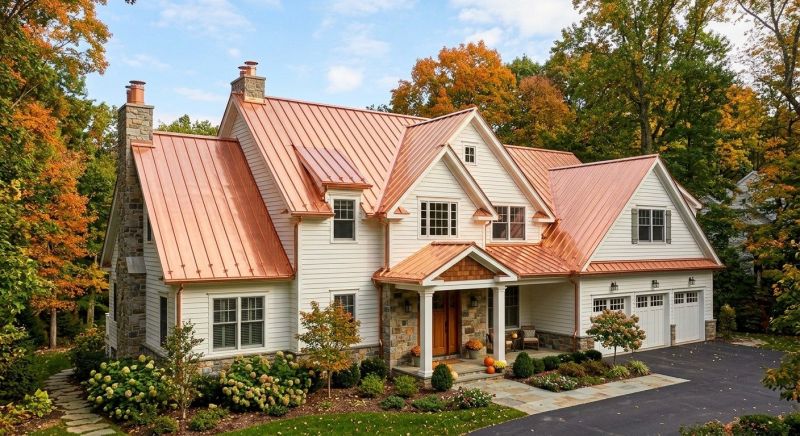 Copper Roof Replacement in Barrow County, GA