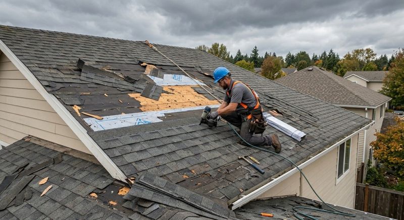 Damaged Roof Replacement in Walton County, GA