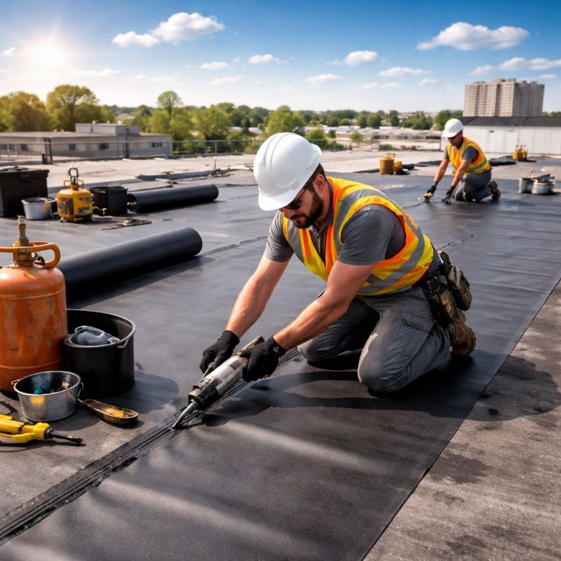 Epdm Roof Installation in Oxford, GA