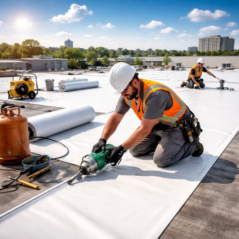 Epdm Roof Installation in Snellville, GA