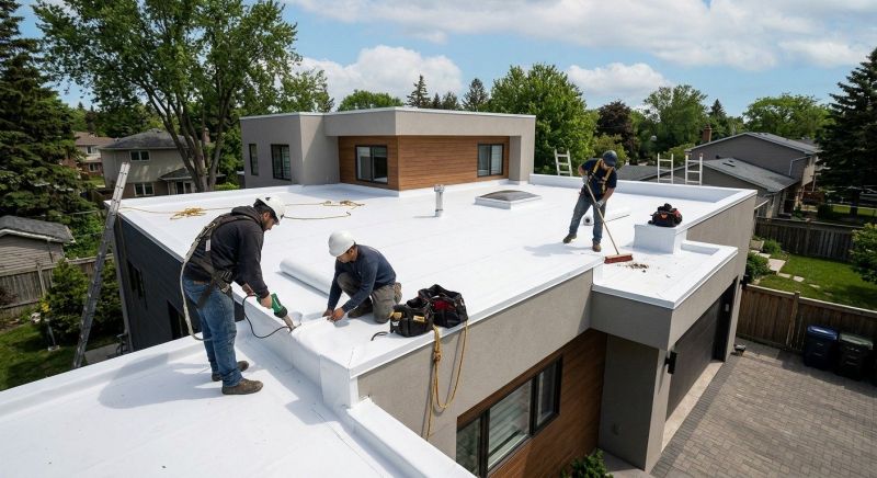 Flat Roof Installation in Lilburn, GA