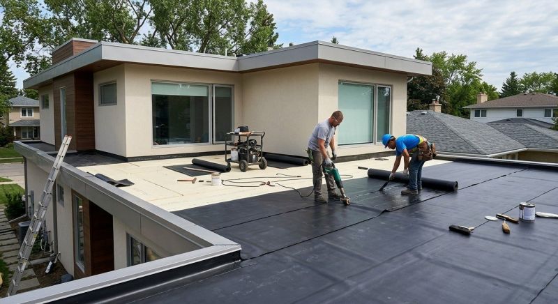 Flat Roof Installation in Maysville, GA