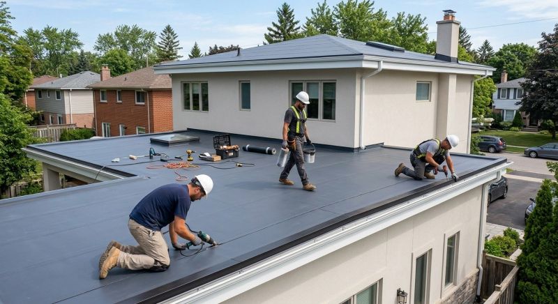 Flat Roof Installation in Walton County, GA