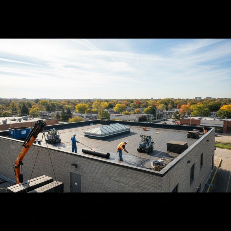 Flat Roof Replacement in Gwinnett County, GA