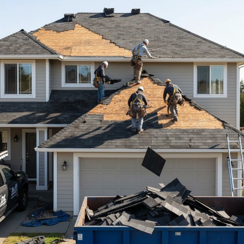 Residential Roof Replacement in Oakwood, GA