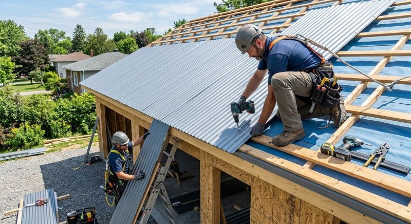 Sheet Roofing Installation in Dacula, GA