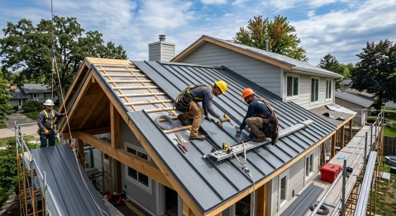 Sheet Roofing Installation in Hoschton, GA