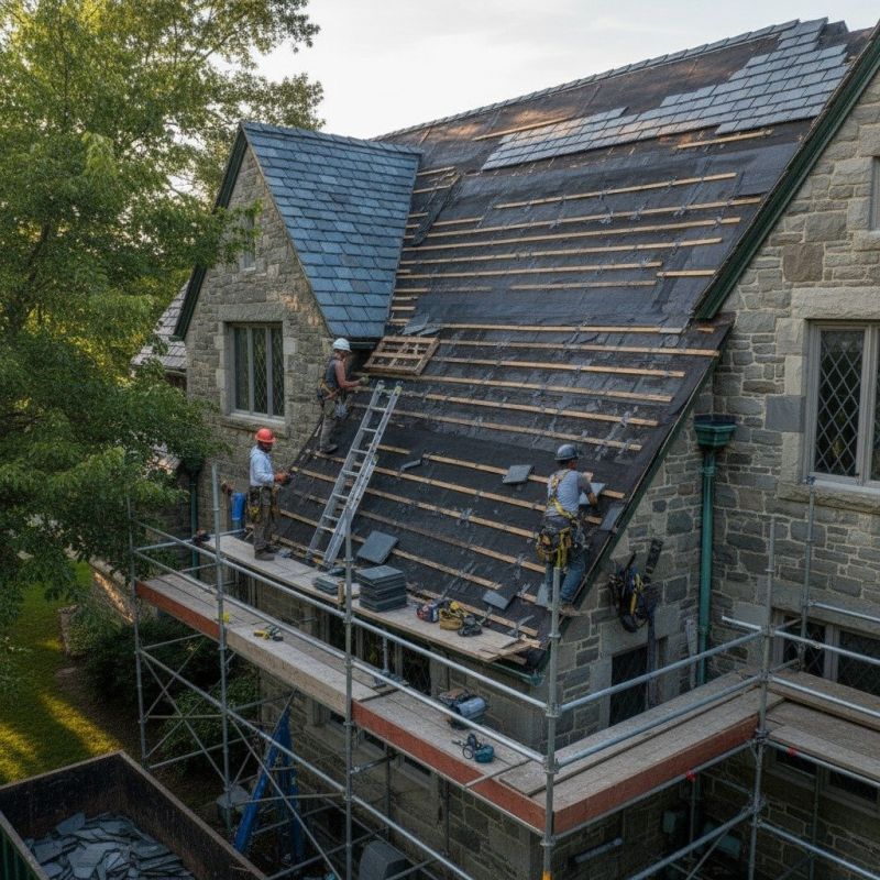 Slate Roof Replacement in Winterville, GA