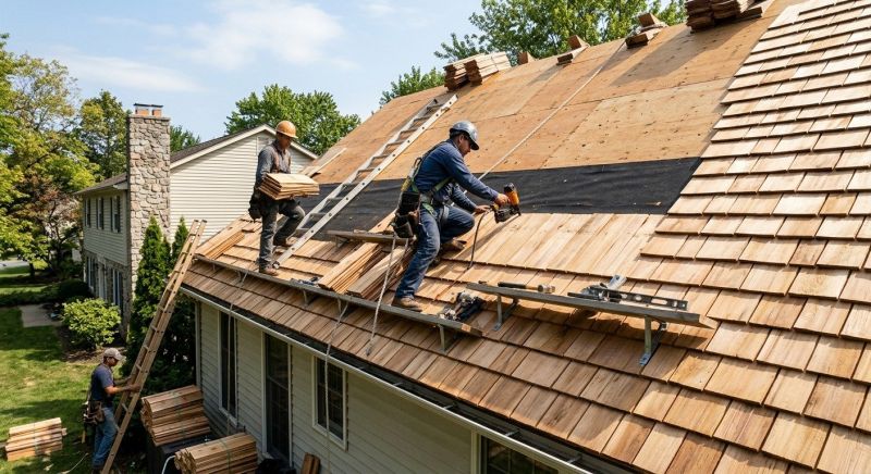 Wood Roofing Installation in Athens, GA