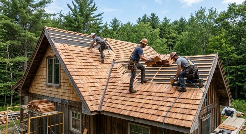 Wood Roofing Installation in Bethlehem, GA