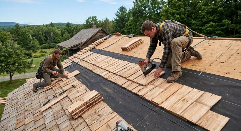 Wood Roofing Installation in Watkinsville, GA