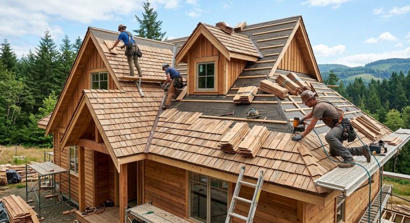 Wood Roofing Installation in Watkinsville, GA