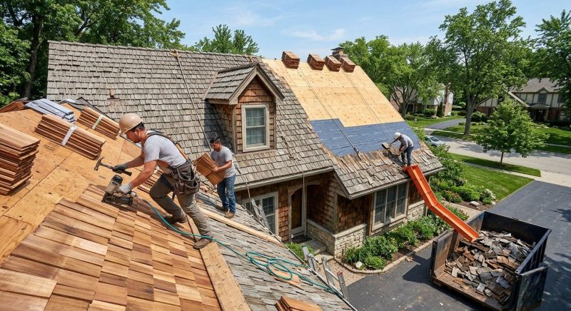 Wood Shake Roof Replacement in Banks County, GA