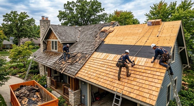 Wood Shake Roof Replacement in Braselton, GA