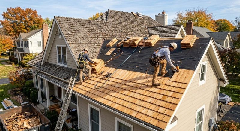 Wood Shake Roof Replacement in Winterville, GA