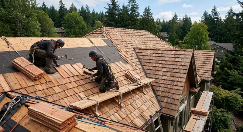 Wooden Roof Installation in Barrow County, GA